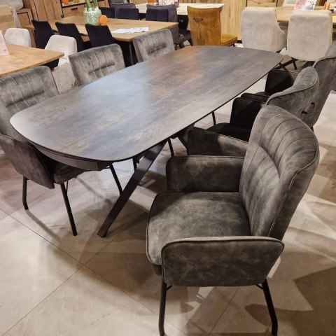 [na zamówienie] Stół Lazio Henders& Hazel 200 x 100 (+ 2 x 40 cm) ceramika