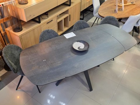 [na zamówienie] Stół Lazio Henders& Stół rozkładany z blatem caramicznym 140 x 100 cm (+ 2 x 35 cm)