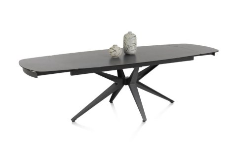 [na zamówienie] Stół rozkładany Lazio 170-250x100 cm, blat ceramiczny, kolor antracyt