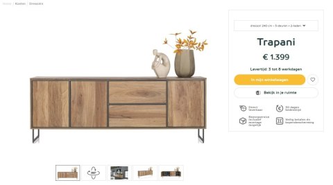 Industrialna komoda TRAPANI 240 cm, fornir z mango 'smoked' na metalowej podstawie. Industrialna komoda TRAPANI 240 cm, fornir z mango 'smoked' na metalowej podstawie.