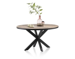 [M] Stół Avalox 130 x 110 cm driftwood/vitage oak centralna noga
