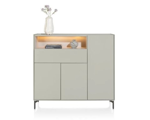 (R) Nowoczesna Komoda Dressette NOON Xooon 148 cm Silk Grey (R) Nowoczesna Komoda Dressette NOON Xooon 148 cm Silk Grey