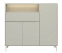 (R) Nowoczesna Komoda Dressette NOON Xooon 148 cm Silk Grey