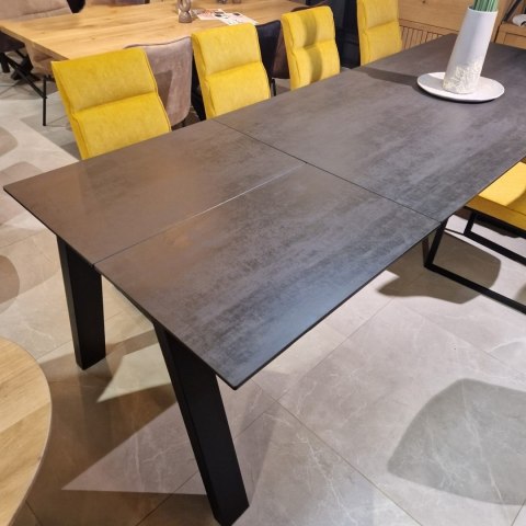 [R, od ręki] Stół rozkładany Henders & Hazel Stanford 200 +80 x 100 cm ceramika naszkle hartowanym