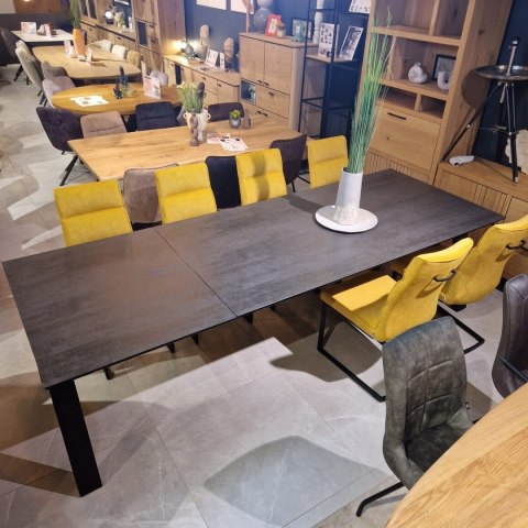 [R, od ręki] Stół rozkładany Henders & Hazel Stanford 200 +80 x 100 cm ceramika naszkle hartowanym