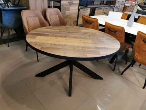 [M] Stół Avalox 130 x 110 cm driftwood/vitage oak centralna noga