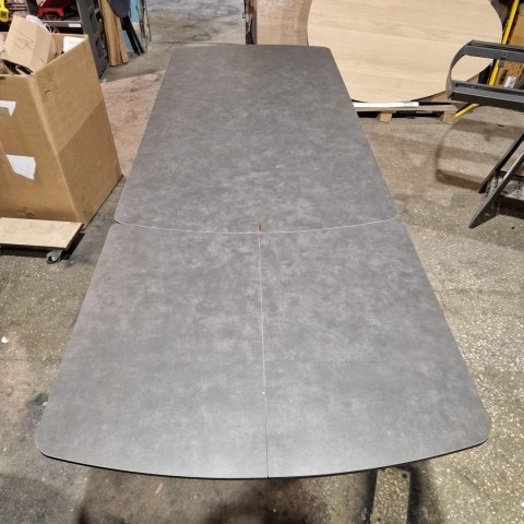 Defekt #1 Stół Henders& Hazel Vegas 200+ 80 x 100 cm ceramika na szkle hartowanym antracyt