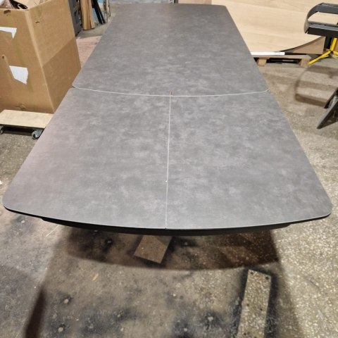 Defekt #1 Stół Henders& Hazel Vegas 200+ 80 x 100 cm ceramika na szkle hartowanym antracyt