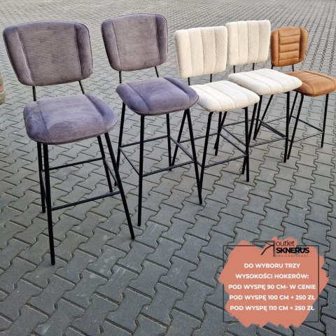 Hoker/ krzesło barowe Coco Maison Kjel Antrayt Hoker/ krzesło barowe Coco Maison Kjel Antrayt