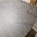 [M, od ręki DEFEKT#3] Największy stół rozkładany Pavalon 200-278x100 cm na centralnej nodze, blat Primo (HPL), kolor antracyt