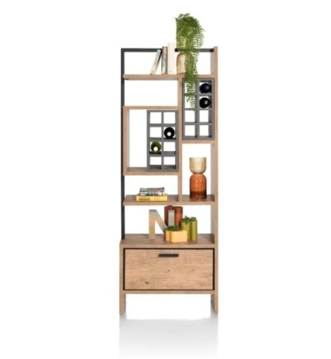 [ M] Parawan / Regał na wino Pavarotti Henders& Hazel 70x190 cm, industrialny, laminat HPL