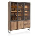 Witryna TRAPANI - 160 cm Henders& Hazel Mangifera Smoked
