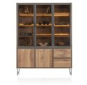 Witryna TRAPANI - 160 cm Henders& Hazel Mangifera Smoked