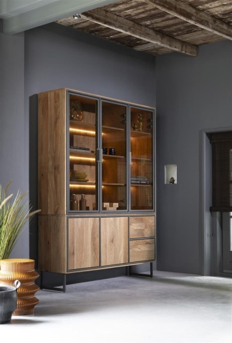 Witryna TRAPANI - 160 cm Henders& Hazel Mangifera Smoked Witryna TRAPANI - 160 cm Henders& Hazel Mangifera Smoked