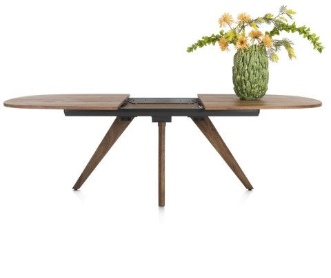 (R, od ręki) Stół Rozkładany EVEREST 190 (+ 60) x 110 cm, fornir z dymionego drzewa mango, Happy@Home (R, od ręki) Stół Rozkładany EVEREST 190 (+ 60) x 110 cm, fornir z dymionego drzewa mango, Happy@Home