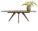 (R, od ręki) Stół Rozkładany EVEREST 190 (+ 60) x 110 cm, fornir z dymionego drzewa mango, Happy@Home (R, od ręki) Stół Rozkładany EVEREST 190 (+ 60) x 110 cm, fornir z dymionego drzewa mango, Happy@Home