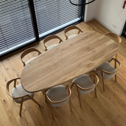 Stół Xooon Arawood | Trenton 270 x 120 cm natural lity bielony dąb Stół Xooon Arawood | Trenton 270 x 120 cm natural lity bielony dąb