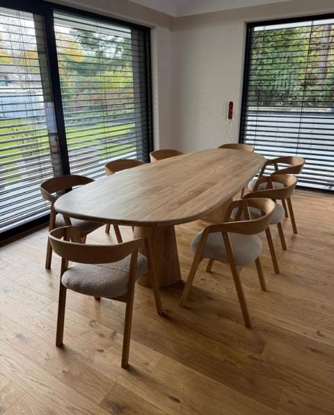 Stół Xooon Arawood | Trenton 270 x 120 cm natural lity bielony dąb Stół Xooon Arawood | Trenton 270 x 120 cm natural lity bielony dąb