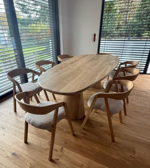 Stół Xooon Arawood | Trenton 270 x 120 cm natural lity bielony dąb Stół Xooon Arawood | Trenton 270 x 120 cm natural lity bielony dąb