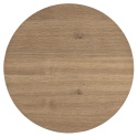 Stolik Kawowy ZADE Okrągły Ø 60 cm, fornir dębowy Dune, podstawa cylindryczna Stolik Kawowy ZADE Okrągły Ø 60 cm, fornir dębowy Dune, podstawa cylindryczna