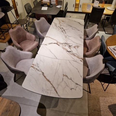 (M#1) Stół Henders& Hazel Vegas 200+ 80 x 100 cm ceramika na szkle hartowanym