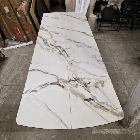 (M#1) Stół Henders& Hazel Vegas 200+ 80 x 100 cm ceramika na szkle hartowanym