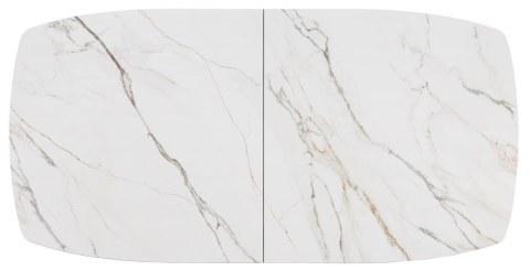 (defekt) Stół rozkładany ceramiczny PADOVA Xooon (180-240) cm, jasny, Nogi grafitowe (defekt) Stół rozkładany ceramiczny PADOVA Xooon (180-240) cm, jasny, Nogi grafitowe