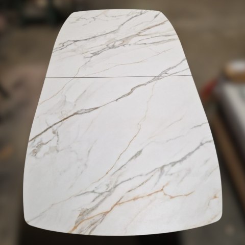 (defekt) Stół rozkładany ceramiczny PADOVA Xooon (180-240) cm, jasny, Nogi grafitowe (defekt) Stół rozkładany ceramiczny PADOVA Xooon (180-240) cm, jasny, Nogi grafitowe