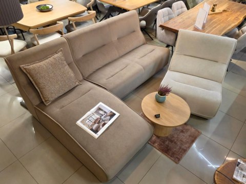 Element modułowy / sofa Dublin 2-osobowy bez podłokietników, wysokie oparcie, sprężyny kieszeniowe