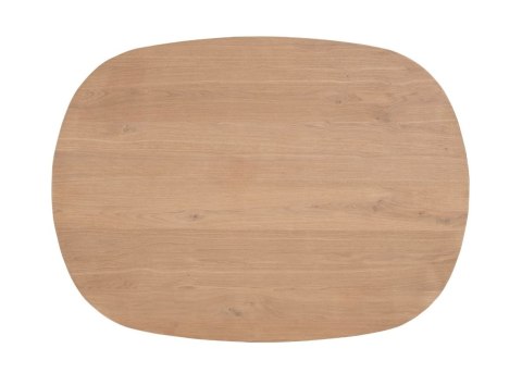 [K, od ręki] Henders & Hazel Stół Jadalniany Owalny Metalox/ Nyborg 210x110 cm, Centralna Noga Metalowa, Fornir Dąb Naturalny