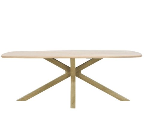 (K, od ręki ) Stół Xooon Arvada 190 x 100 cm Oval lity dąb