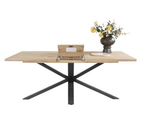 [K, od ręki] Stół rozkładany Nyborg/ Metalox Henders& Hazel 190-240 cm dąb organiczna krawędź