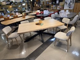 [K, od ręki] Stół rozkładany Nyborg/ Metalox Henders& Hazel 190-240 cm dąb organiczna krawędź