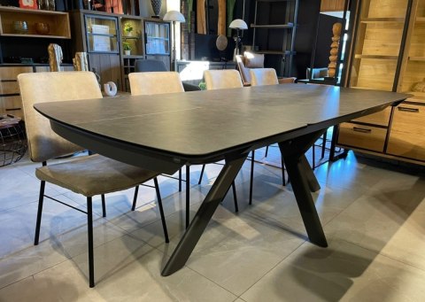 Krzesło Habufa Faas/ Fausto tkanina Rocky Jasnoszare