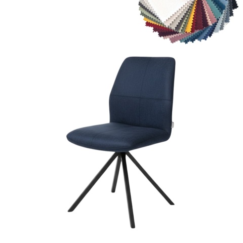 Krzesło obrotowe do jadalni Xooon FRANKY- Wybierz własną tapicerkę