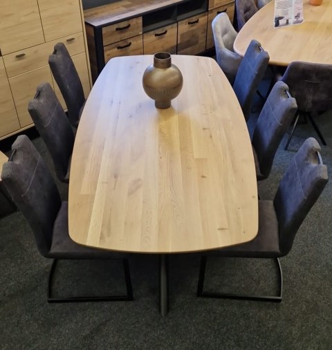 (M, od ręki) Stół Xooon Arvada 220 x 110 cm Oval lity dąb