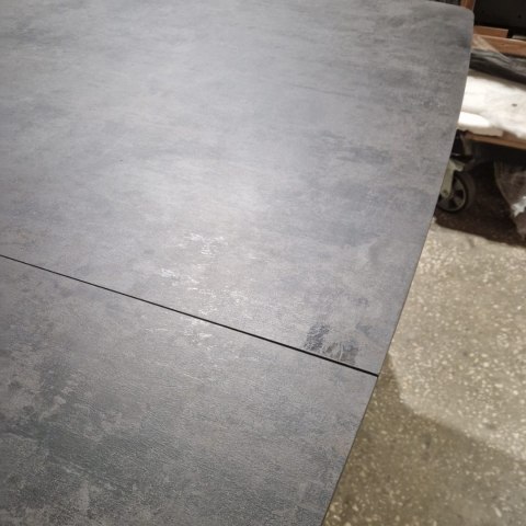 [M, od ręki defekt #1] ANTRACYT Stół rozkładany H&H Palace 190 + 60 x 110 cm 4 klasyczne nogi