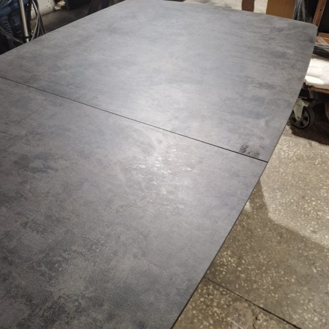 [M, od ręki defekt #1] ANTRACYT Stół rozkładany H&H Palace 190 + 60 x 110 cm 4 klasyczne nogi