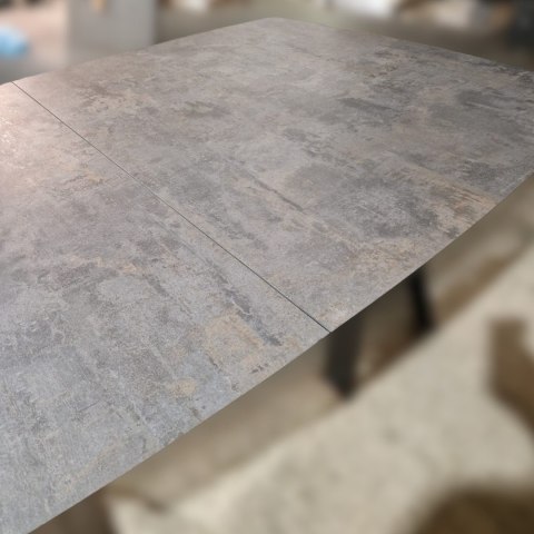 [M, od ręki defekt #1] ANTRACYT Stół rozkładany Henders& Hazel Palace 160 + 50 x 110 cm antracyt klasyczne 4 nogi