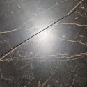 [M, od ręki defekt #1] ONYX Stół Henders& Hazel Palace ciemny marmur 190+ 60 x 110 cm klasyczne 4 nogi