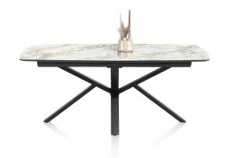 [M, od ręki defekt #1] Stół Henders& Hazel Palace 190+ 60 x 110 cm biały centralna noga