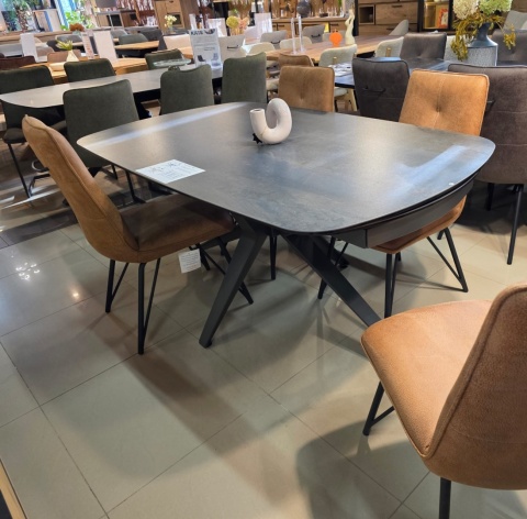 (T - od ręki DEFEKT) Stół Lazio Henders& Hazel 170 x 100 (+ 2 x 40 cm) ceramika