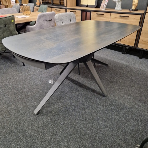 (T - od ręki DEFEKT) Stół Lazio Henders& Hazel 170 x 100 (+ 2 x 40 cm) ceramika