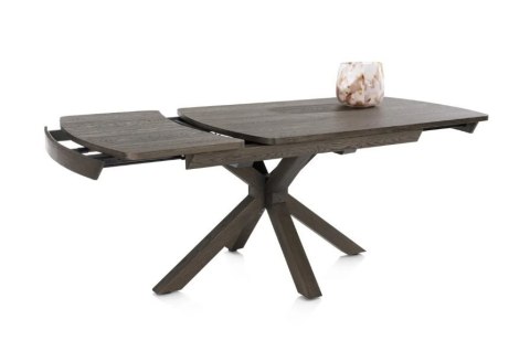 (R, od ręki) Stół rozkładany Henders & Hazel Nyon 140-190x100 cm, fornir dębowy, kolor bazalt (R, od ręki) Stół rozkładany Henders & Hazel Nyon 140-190x100 cm, fornir dębowy, kolor bazalt