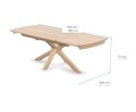 (R, od ręki) Stół rozkładany Henders & Hazel Nyon 170-230x100 cm, fornir dębowy, kolor dune natural (R, od ręki) Stół rozkładany Henders & Hazel Nyon 170-230x100 cm, fornir dębowy, kolor dune natural