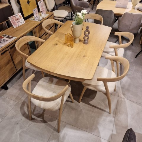 (R, od ręki) Stół rozkładany Henders & Hazel Nyon 170-230x100 cm, fornir dębowy, kolor dune natural (R, od ręki) Stół rozkładany Henders & Hazel Nyon 170-230x100 cm, fornir dębowy, kolor dune natural