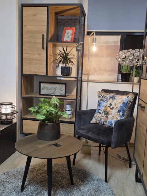 Regał H&H Avalon/ Avalox H&H Natural VINTAGE OAK