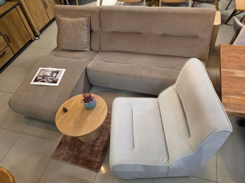 Sofa modułowa Dublin 326 cm (Układ Szezlong+2+1), wysokie oparcie, sprężyny kieszeniowe