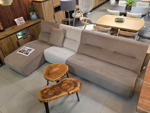 Sofa modułowa Dublin 326 cm (Układ Szezlong+2+1), wysokie oparcie, sprężyny kieszeniowe