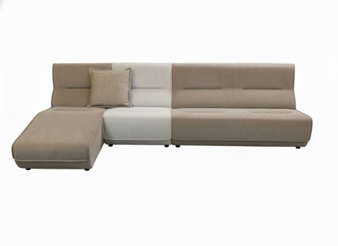 Sofa modułowa Dublin 326 cm (Układ Szezlong+2+1), wysokie oparcie, sprężyny kieszeniowe